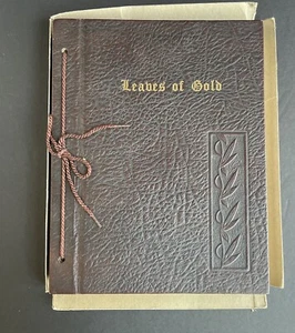 Vtg 1948 "Leaves Of Gold" By Clyde Francis Lytle - Prayer & Inspiration Book - Picture 1 of 17