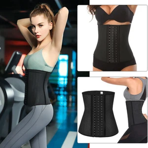 Corset Waist Trainer Training Shaper Body Shapewear Underbust Cincher Tummy Belt - Picture 1 of 24