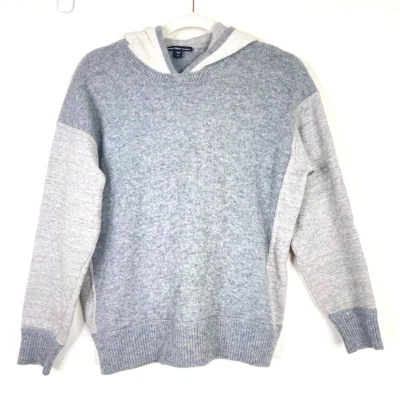 James Perse Womens Hoodie Sweatshirt Size 0 Merino Wool Cashmere Long Sleeve - Image 1 of 4