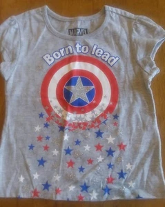 Camisa manga corta Marvel niñas talla XS, ¡adorable! - Imagen 1 de 3