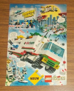 Raro Publicidad LEGO System Town 6335 Fórmula 1 Camión Transporte 6334 6581 1996 - Imagen 1 de 1