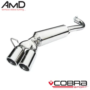 Cobra Sport BMW 318D 320D E90 E91 Exhaust Back Box Rear Silencer BM66 Twin Exit - Picture 1 of 6