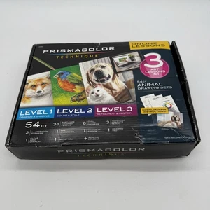 Prismacolor Technique Art Supplies/Digital Art Lessons Animal Drawing Lvl 1-3 - Picture 1 of 10