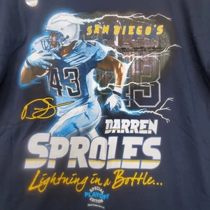 Camiseta de jugador de la NFL Darren Sproles 2009 de los San Diego Chargers talla LG nueva - Imagen 1 de 9