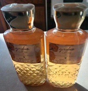 2 Bath & Body Works GINGHAM GLOW Aloe Vitamin B5 Duschgel Waschgel 10 Oz. - Bild 1 von 2