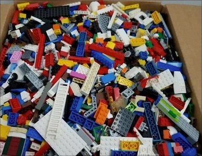 LEGO Bulk Lot of 2 Pounds ONLY BUILDING BRICKS Clean Genuine 5 Lbs Grab Bag - Image 1 of 4