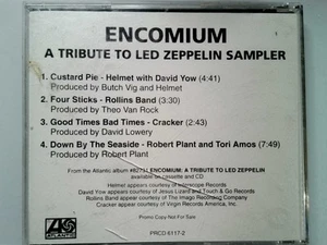 Encomium - A Tribute to Led Zeppelin Sampler (CD, 1995) Promo - Picture 1 of 2