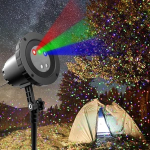Proyector de Luces Láser de Navidad Exterior, Proyecto de Luces de Luciérnaga de Movimiento de 3 Colores... - Imagen 1 de 7