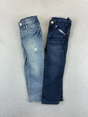 Pacote de jeans True Religion masculino tamanho 4 geno relaxado fino lavagem clara e escura denim - Imagem 1 de 4