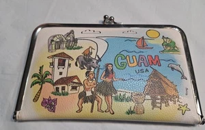 Cartera Guam cierre a presión para monedas tarjetas de crédito Guam EE. UU. - Imagen 1 de 7