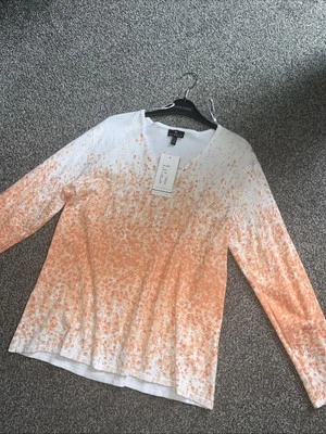 Ladies Stunning Designer MARBLE Jumper Size 4 XL Uk16 BNWT NEW - Image 1 of 4