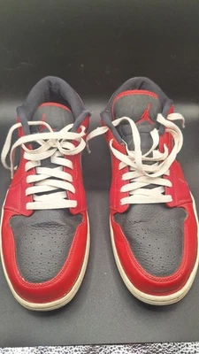 Nike Air Jordan 1 Retro Bajo Gimnasio Rojo Negro Blanco Talla 13 553558 605 Foto 1 de 4