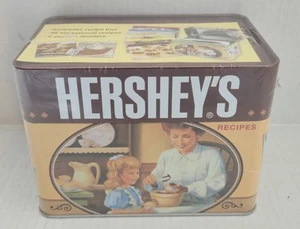 Hershey's Schokoladendose Rezeptbox mit 99 Rezeptkarten 2018 Neu Factory Sealed - Bild 1 von 5