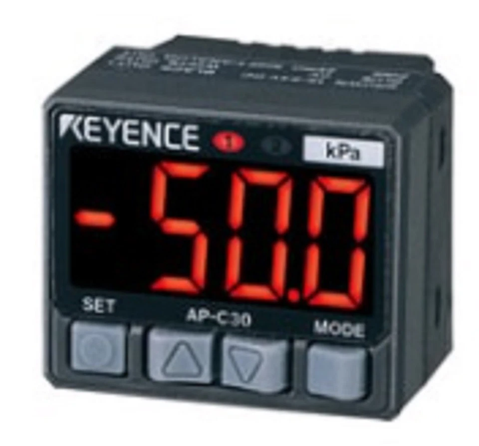 Keyence AP-C30KP Ultra Compact Digital Pressure Sensor, Main Unit, PNP - Image 1 of 1