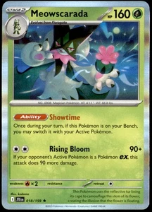 Meowscarada 018/159 Sv09: Journey Together Holo Free Shipping! - Picture 1 of 1