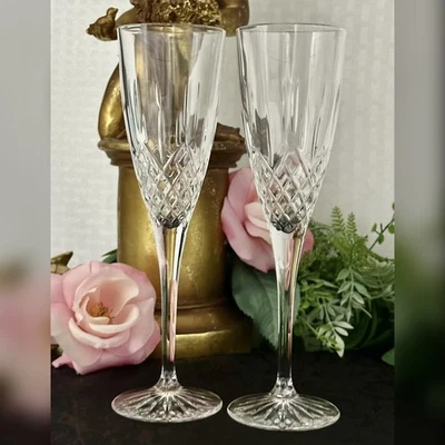 Flautas de champán Royal Doulton Earlswood copas de tostado de boda vintage - 2 Foto 1 de 4