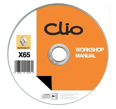 Renault Clio II (X65) 2001-2006 Manual De Taller En Cd - Imagen 1 de 4