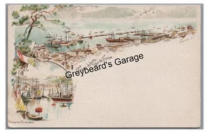 Early! Fiume kikefe pert de FIUME Croatia Rijeka BUCHAREST Hungarian Postcard - Picture 1 of 2