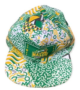 George Mason Patriots Snapback Hat All Over Print Preowned - Picture 1 of 4