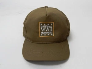 National WWII Memorial Strapbuckle Hat Cap Made in USA - Picture 1 of 5
