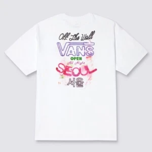 Vans Seoul Night City T-Shirt, White - Picture 1 of 5