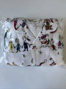 Pottery Barn Kids Grinch Flannel Pajama Size 8 - Picture 1 of 2
