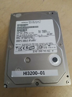 Hitachi 320GB, 7200RPM, SATA - HDT725032VLA360 A6 - Image 1 of 2