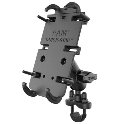 RAM Quick-Grip XL Phone Mount with Handlebar U-Bolt Base - Image 1 of 4