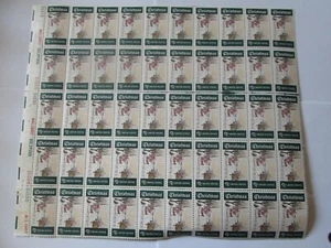 Scott #1384, 6 cent denomination Christmas Winter Sunday, 1969- FULL Sheet, M/NH - Picture 1 of 2