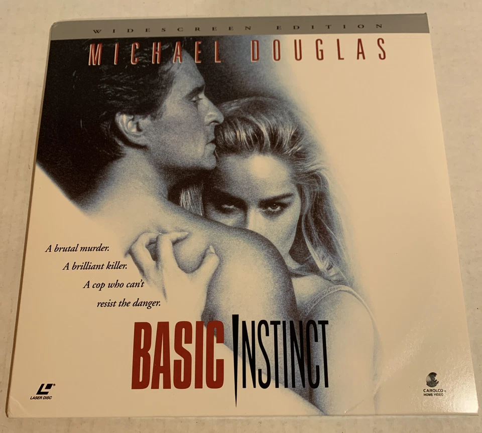 Basic Instinct Widescreen Laserdisc Movie 1992 Michael Douglas Sharon Stone - Image 1 of 1