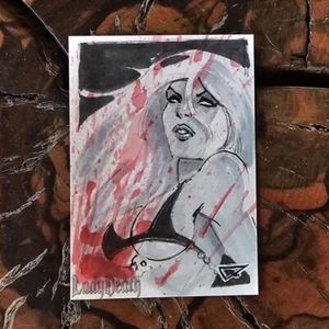 5FINITY Lady Death Blast from the Past Pasquale Qualano LE10 Promo Card BFTP-CO3 - Picture 1 of 2