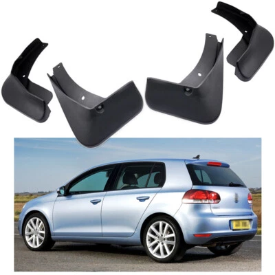 4 guardabarros guardabarros guardabarros guardabarros coche para Volkswagen Golf 2010-2014 MK6 Foto 1 de 4