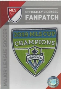 Parche de campeones de la Copa MLS 2019 Seattle Sounders Iron On paquete oficial con logotipo de camiseta - Imagen 1 de 1