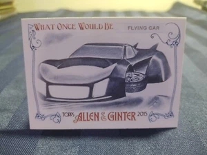2015 Topps Allen & Ginter What Once Would Be #WOULD-1 Flying Car - Bild 1 von 2