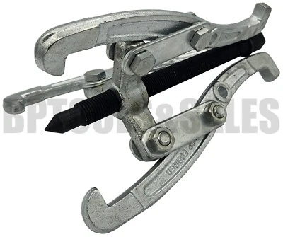 8" Gear Flywheel Pulley Removal 3-Jaw Hook Puller In/Outside Reversible Jaws - Изображение 1 из 2
