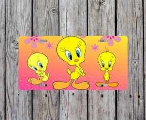 Tweety Bird Inspired Novelty License Plate - Picture 1 of 1