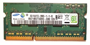 Samsung Laptop RAM Memory 2GB PC3-12800 SODIMM DDR3 1600MHz - Picture 1 of 1