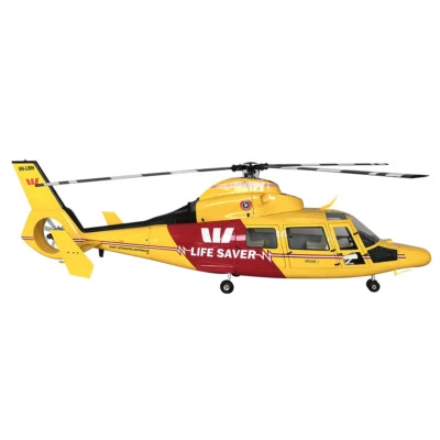 800 size AS365 Dauphin Life Saver RC Helicopter scale Model Fuselage ARF Version - Image 1 of 4