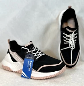 NWT Nautica Women's Delra Lace-up Jogger Sneaker / Sz 8.5 - Picture 1 of 11