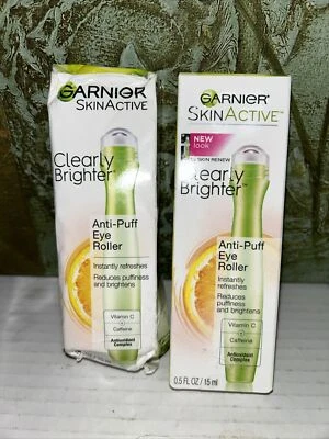 Lote de 2 rolos anti-puff para os olhos Garnier Skin Renew - Imagem 1 de 3