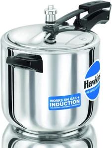 6 Litre Inner Lid Pressure Cooker, Stainless Steel Cooker, Induction Cooker, Sil - Picture 1 of 9