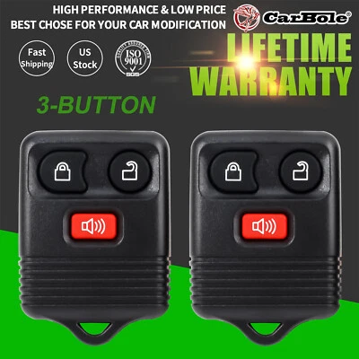 2X New Remote Keyless Entry Key Fob for Ford Escape Mustang Explorer CWTWB1U345 - Image 1 of 4