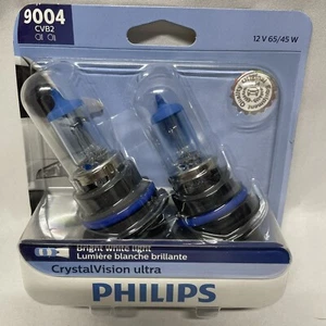 Philips Genuine 9004 CVB2 CrystalVision Ultra Upgrade Headlight Bulb, 2 Pack - Bild 1 von 3