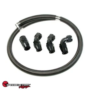 SpeedFactory Racing Universal Race Radiator -16 AN Hose and Fitting Kit - Picture 1 of 1