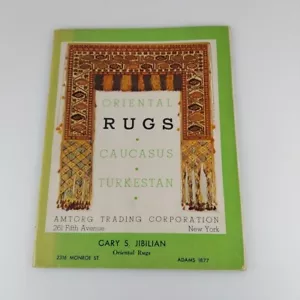 Oriental Rugs Caucasus Turkestan, Amtorg Trading Co Illustrated Booklet - Picture 1 of 10