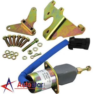 12V Fuel Shut Off Solenoid For 94-98 Dodge Ram Pickup Truck 5.9L Cummins Diesel - Picture 1 of 7