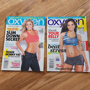 Oxygen Magazine Lot Sept Oct 2012 Lindsay Messina, Melissa Hall Women's Fitness