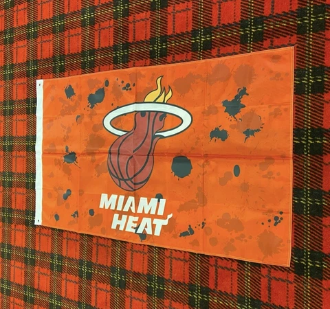 Brand New Miami Heat flag 3 foot by 5 foot Cover