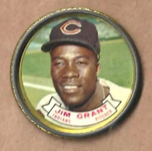 1964 baseball TOPPS Coin Cleveland Indians P Jim Grant #99 Vintage - Picture 1 of 3