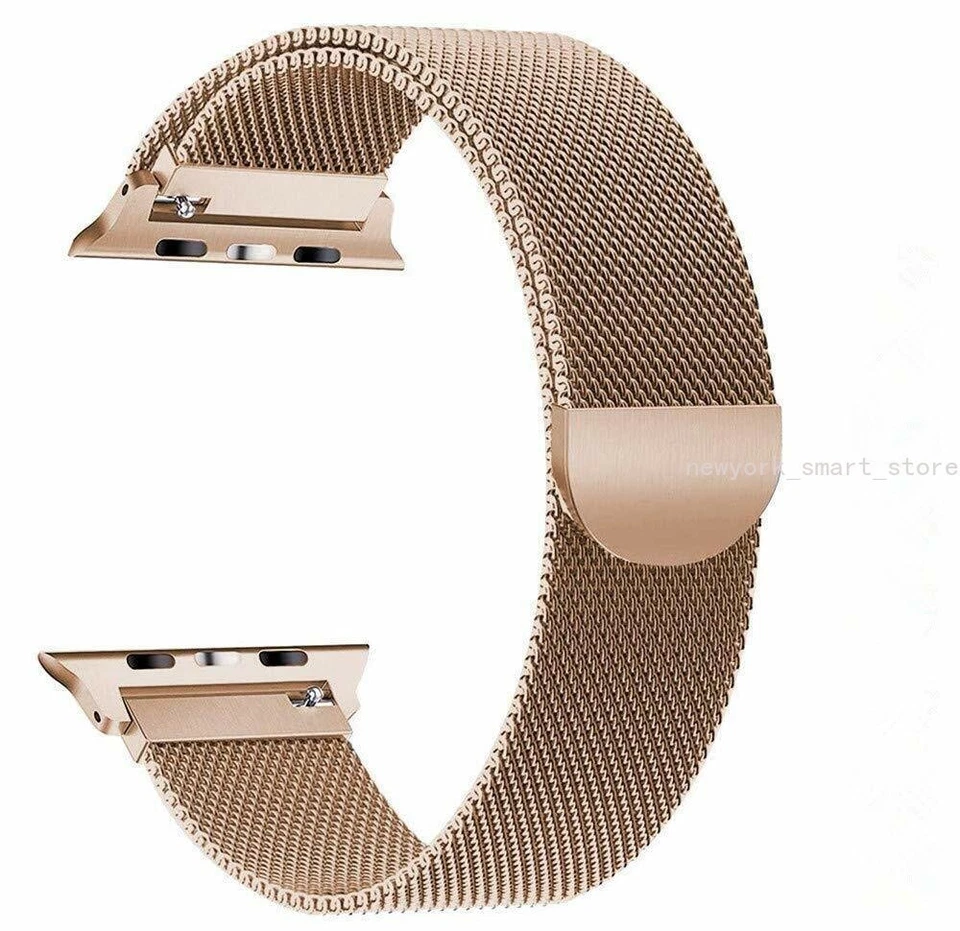 For Apple Watch 11 10 9 8 7 6 54 SE 3 49 Magnetic Milanese Loop Band Strap Metal - Image 1 of 4